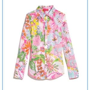 EUC Lilly Pulitzer for Target Blouse Size L 🌸